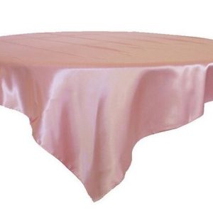 nappe ronde rose poudre élégante