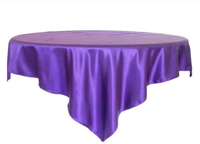 nappe ronde mariage mauve
