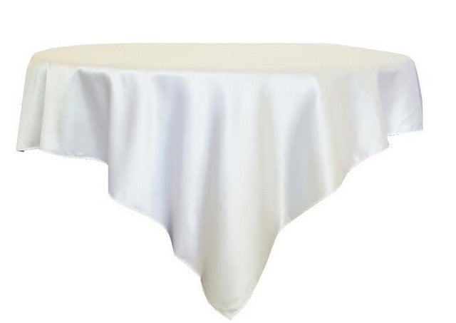 nappe ronde blanche pour mariage