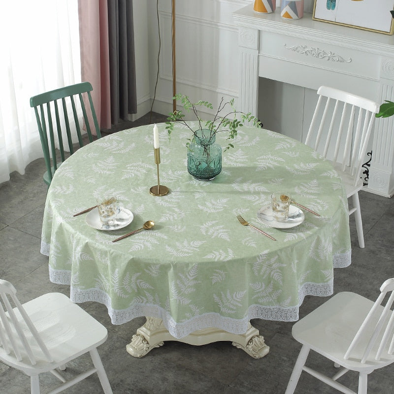 nappe ronde en vinyle