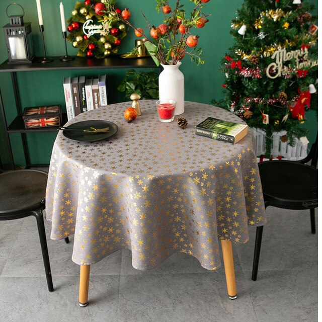 nappe Noël brodée élégante