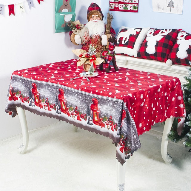 nappe rouge noel