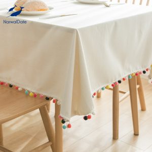 nappe blanche coton