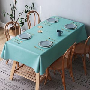 nappe anti tache bleu canard
