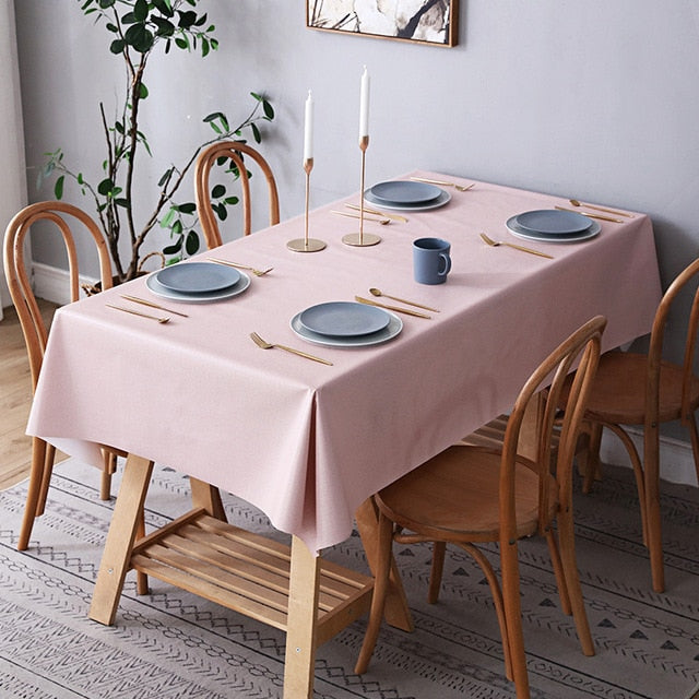 nappe couleur or rose