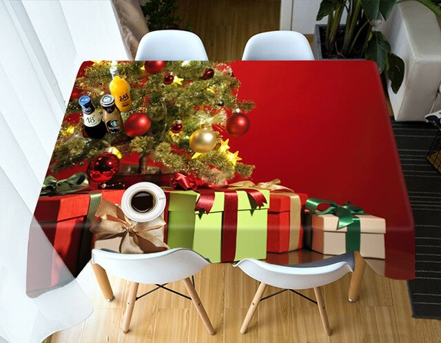 nappe anti tache Noël élégante