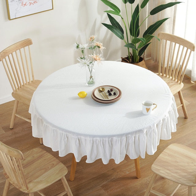 nappe ronde enduite