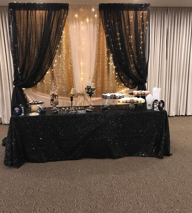 nappe pailletée pour événements