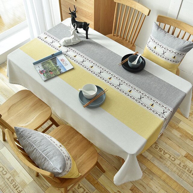nappe rayures élégante