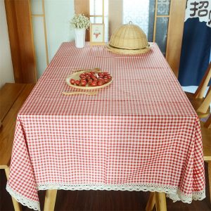nappe à carreaux rouge et blanche