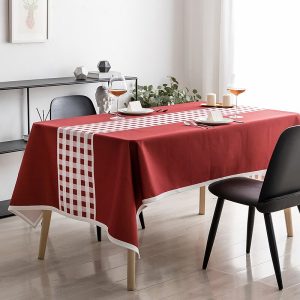 nappe rouge et blanche