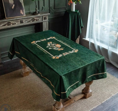 nappe verte élégante