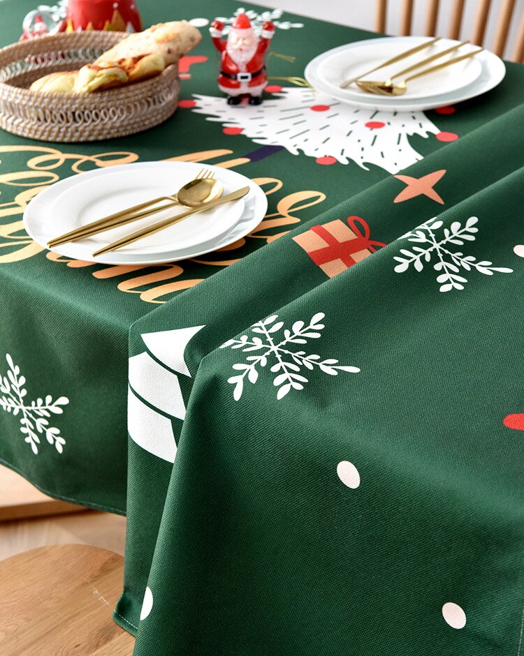 tissu de Noël en mélange polyester et coton