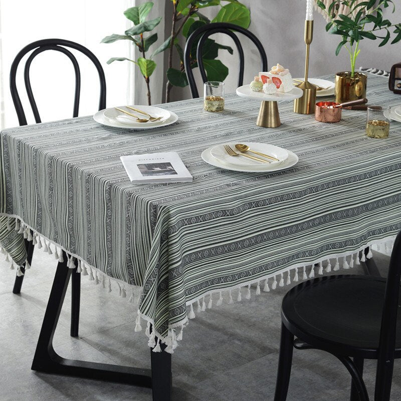 nappe verte et grise design