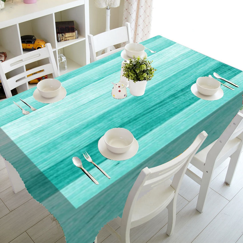 nappe bleu turquoise