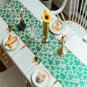 Décoration table sapin