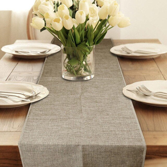 chemin de table toile de jute