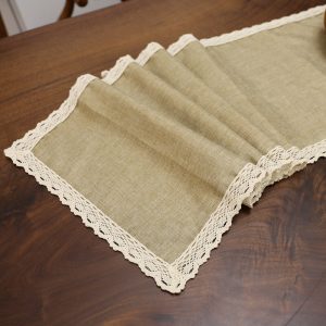 table chic en toile de jute