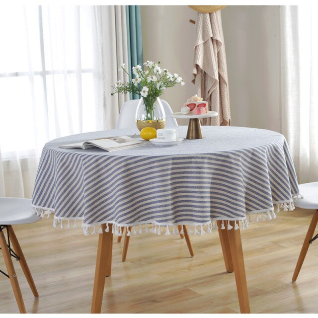 nappe ronde en tissu de 140 cm