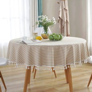 nappe ronde coton élégante