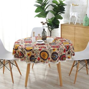 nappe ronde bulgomme élégante