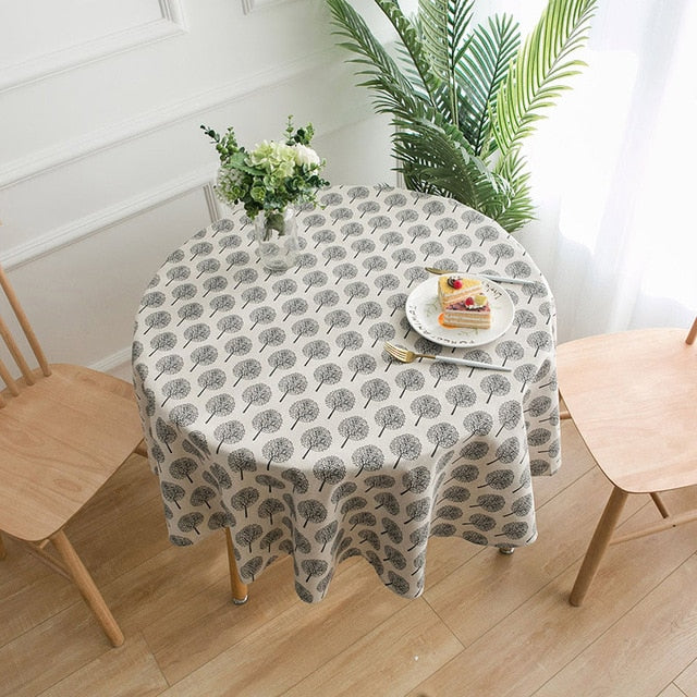 nappe ronde grand format