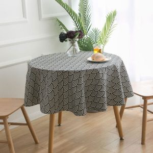 nappe ronde chic élégante
