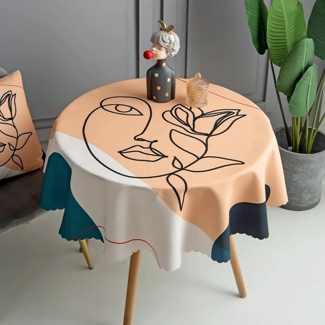 nappe ronde Jolie élégante