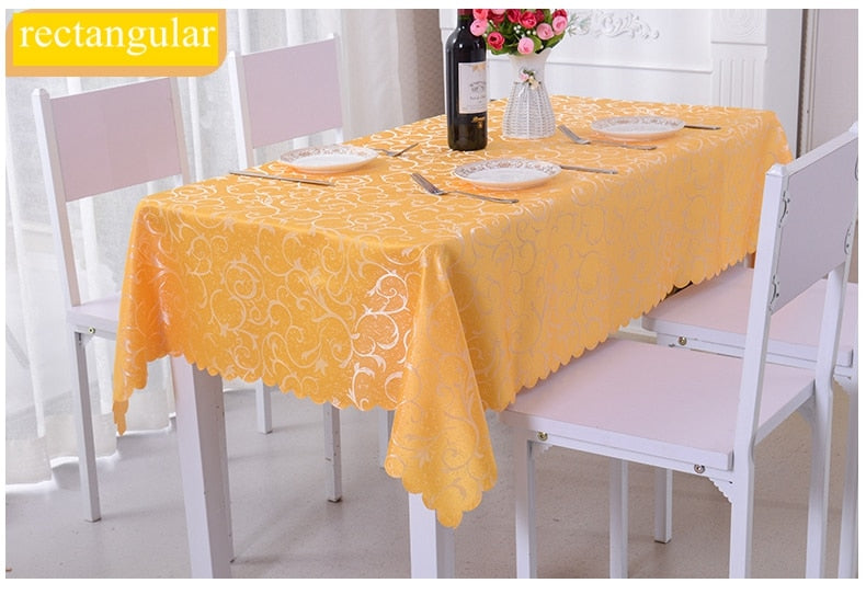 nappe rectangulaire anti tache jaune