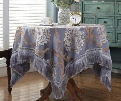 nappe ronde toile enduite élégante