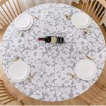 nappe ronde vinyle élégante