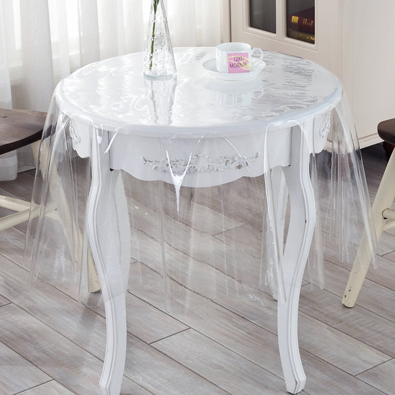 nappe transparente ronde