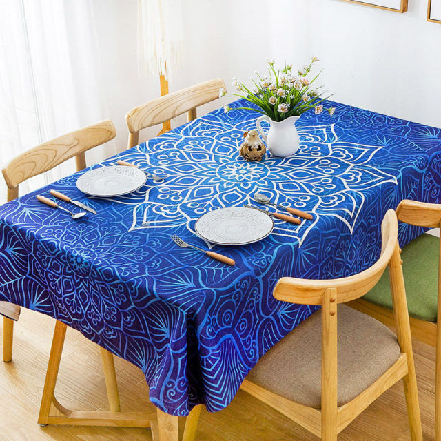 nappe provencale bleue