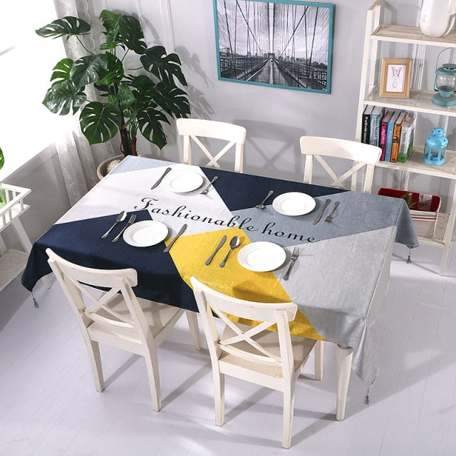 nappe table rectangulaire grande taille en polyester