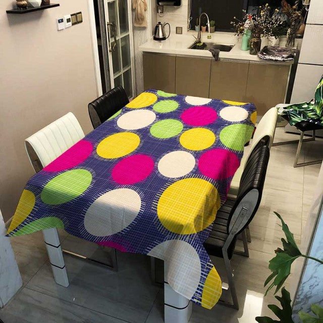 nappe rectangulaire pour dîner élégant