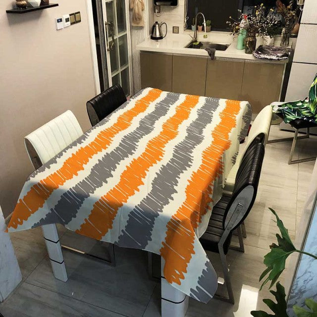 nappe rectangulaire orange