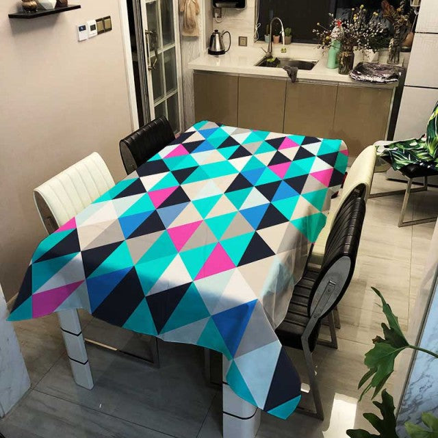 nappe bleu turquoise