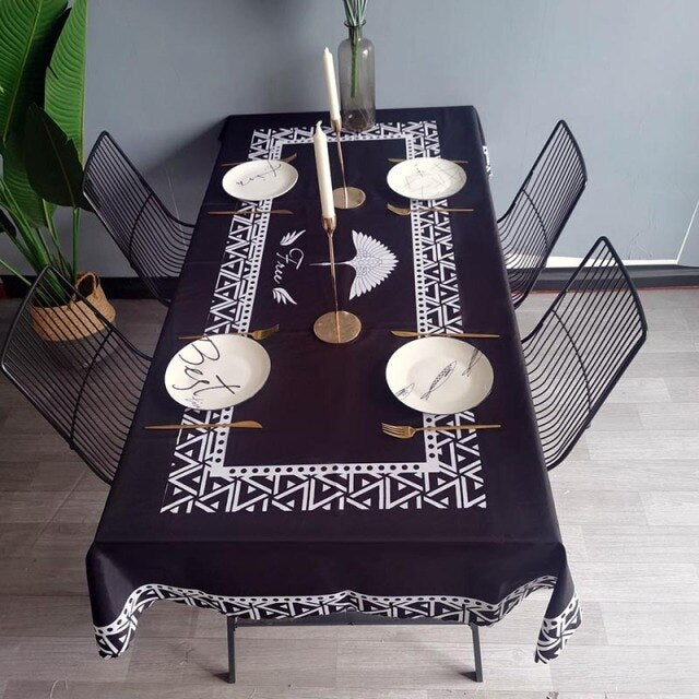 nappe petite table rectangulaire