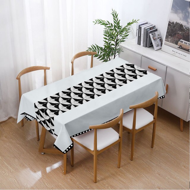 nappe polyester anti tache rectangulaire
