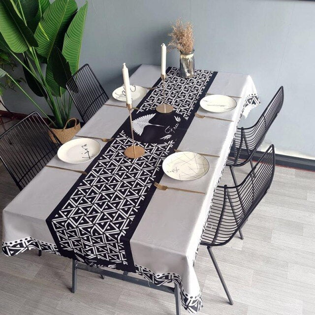 nappe rectangulaire coton polyester