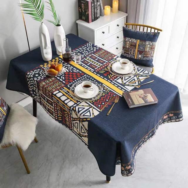 nappe bleu canard élégante