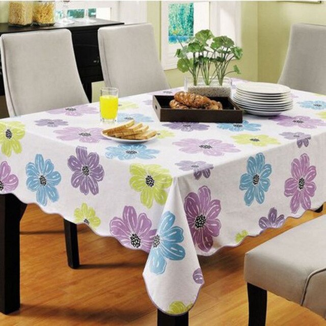 nappe anti tache motif fleur