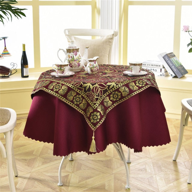 nappe ronde bordeaux