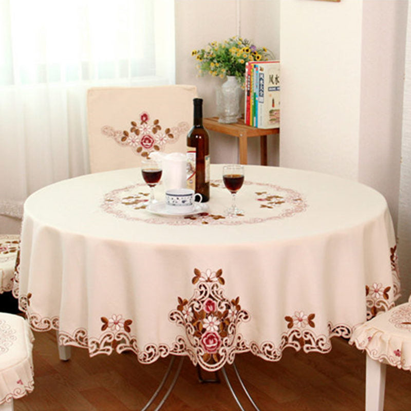 nappe ronde blanche 220