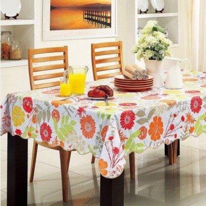 nappe fleurs élégante