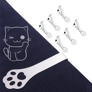Pince nappe acier inoxydable patte de chat