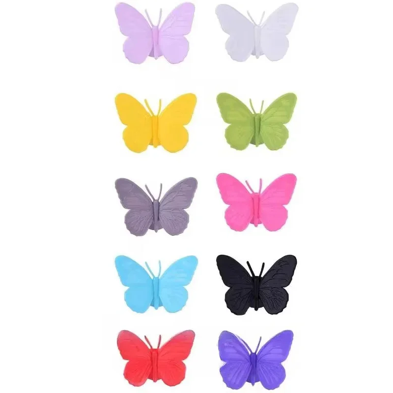 Marqueur de verre en silicone papillon – Image 5